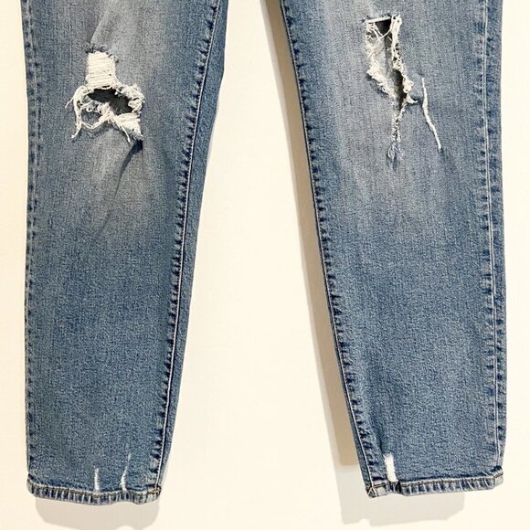 Current/Elliott Denim Sunny Distressed The Original Boyfriend Jeans Blue Size 29 - Picture 5 of 10